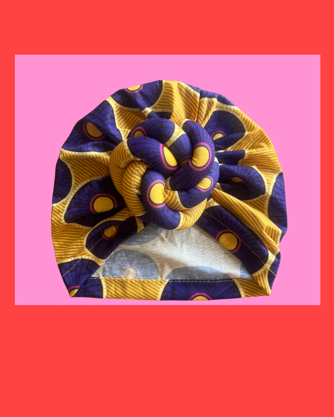 Purple Pineapple & Ginger Beer Turban
